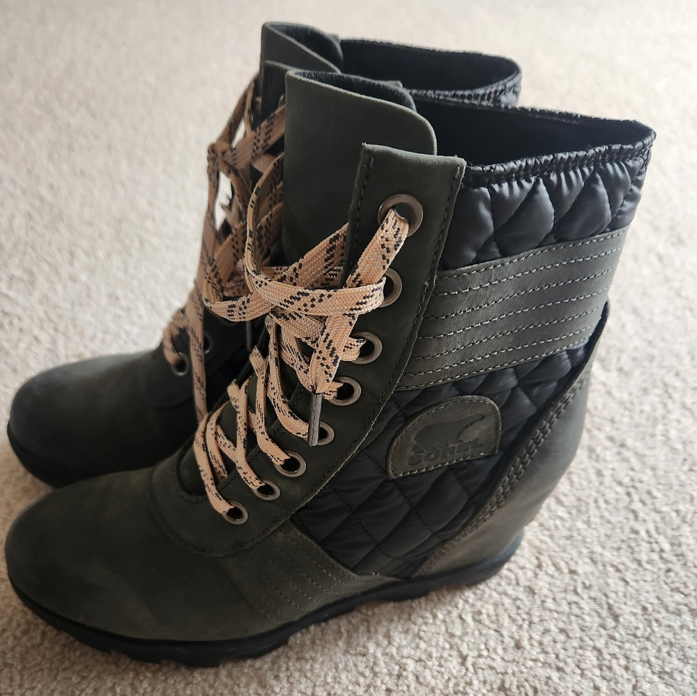 Sorel Lace Up Ankle Booties